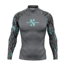 SCUBA斯库巴冲浪服UPF50防晒衣沙滩泳衣潜水服水母衣长袖分体上衣