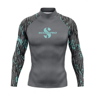 Scuba Scuba Surfing Suit Upf50 Sun Protection Beach Swimsuit Diving Suit Jellyfish Suit Long Sleeve Separates Top