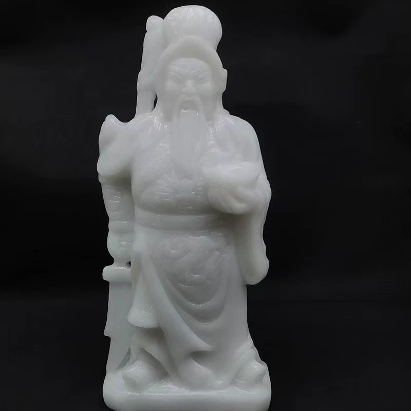 Afghan Jade Guan Gong Ornaments Afghan Character Carvings Wu Caishen Home Office Furnishings Crafts Gifts