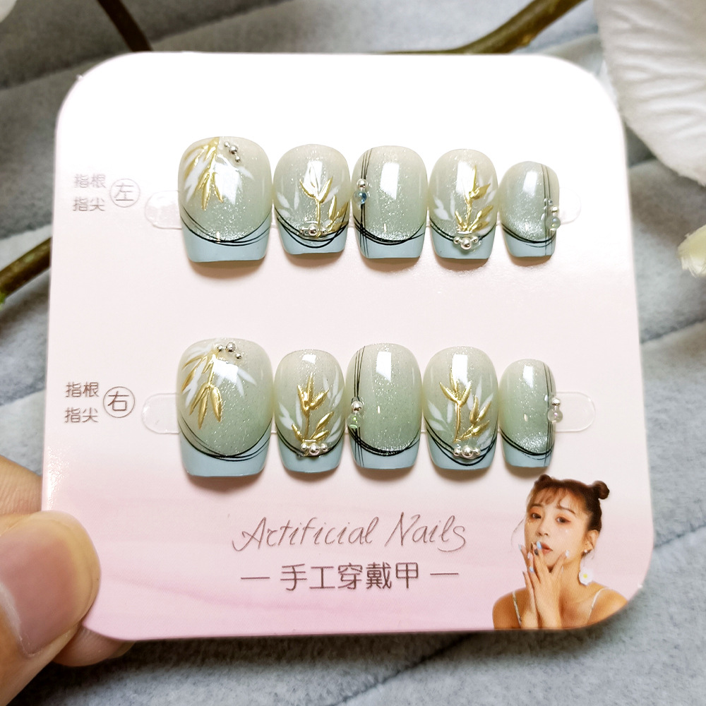 10 piezas decodificadas hechas a mano para usar uñas blanqueadoras, parches de uñas de alta calidad, pequeños libros rojos de uñas de venta caliente