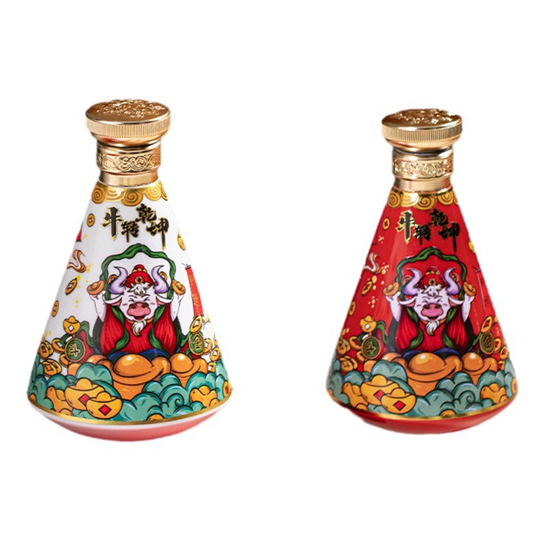 Керамический посудный набор в стиле Гуофэн, классическая керамика из Jingdezhen, персональный бизнес-подарок бацзилиу контейнер