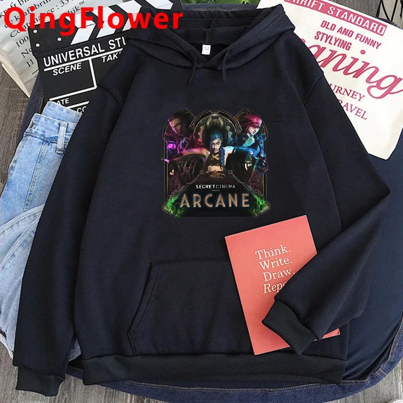 Arcane Jinx Hoodies Male Overseas Setwear Men Hoody Sweatsh