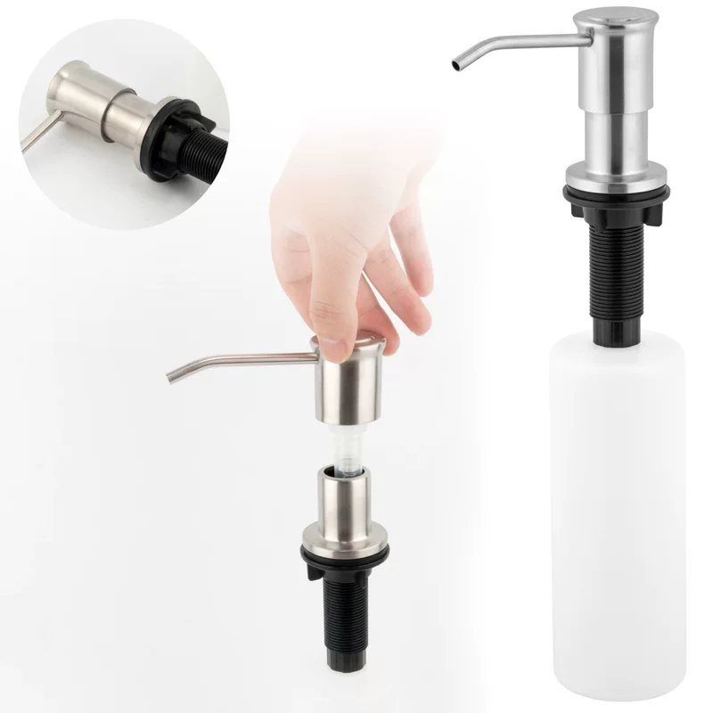 龙安 F52 Sinking Sinks with stainless steel soaprifier Simple with kitchen dishwasher pressurizer bottle