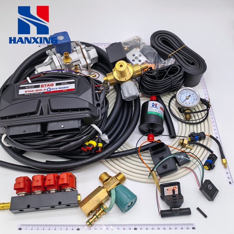 Car Oil-To-Gas Conversion Stag300 Natural Gas Four-Cylinder Kit Gas Vehicle Parts Engine