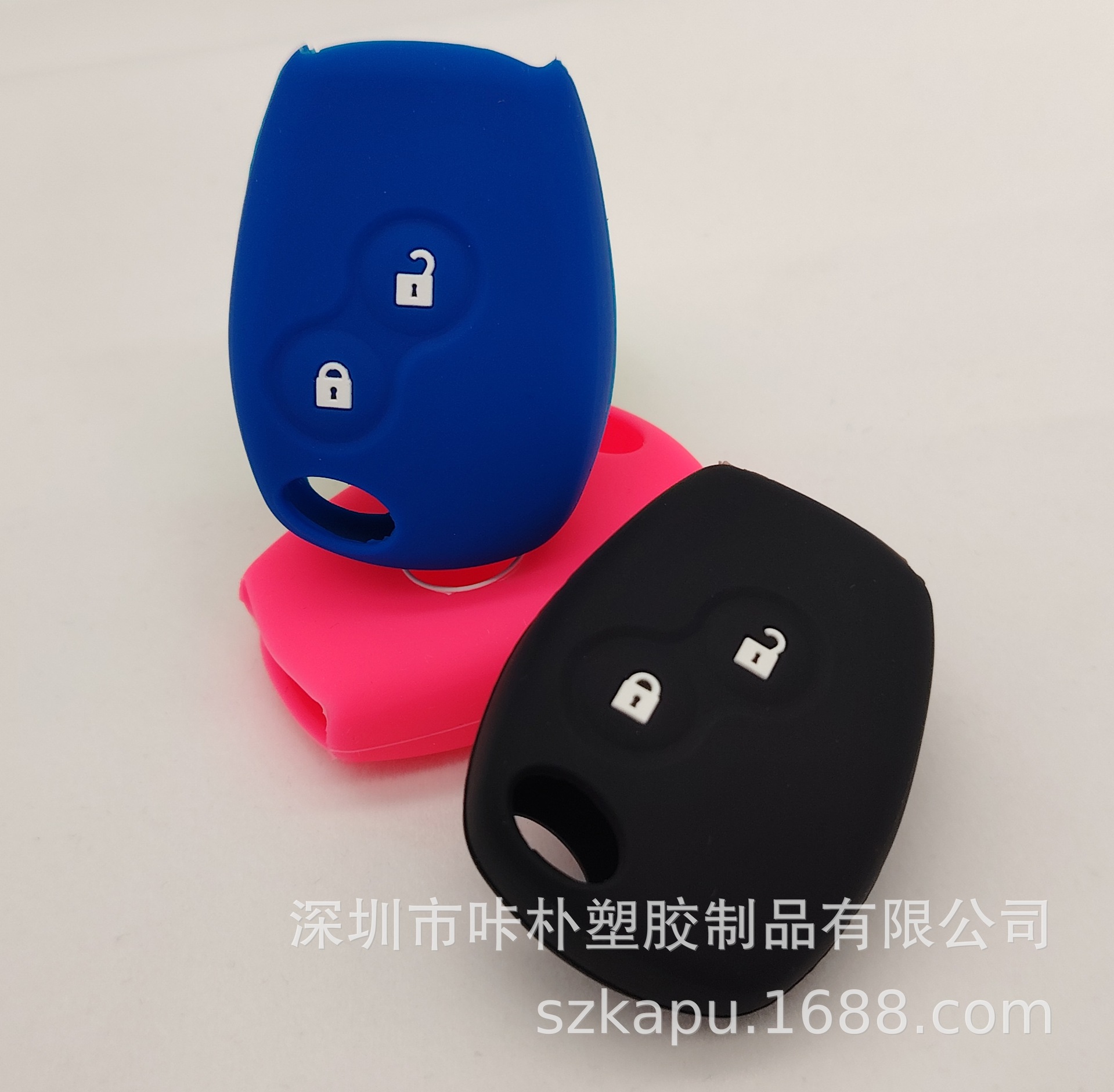Suitable for Renault straight silicone key case SMART silicone key case Source factory price