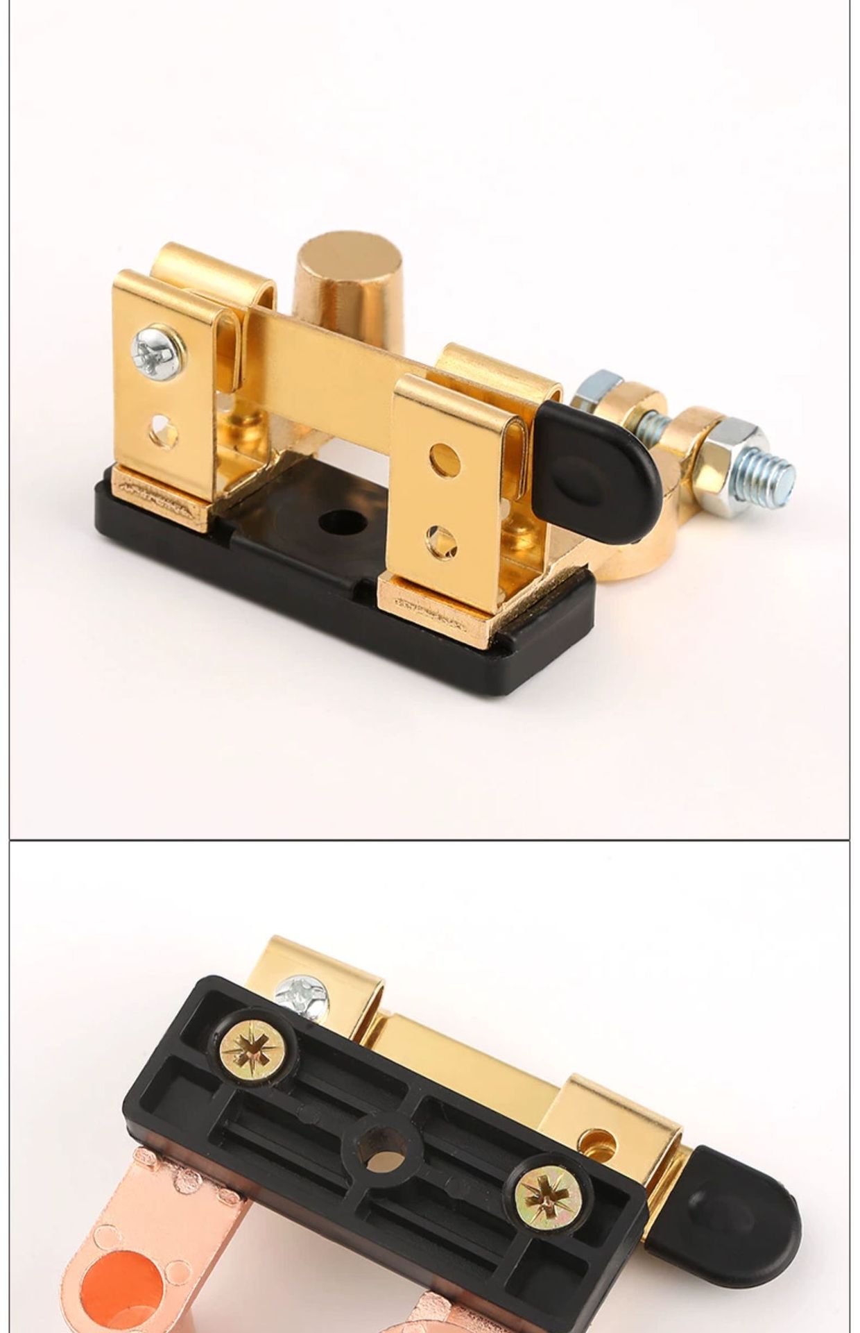Car Battery Power-Off Switch Modified Switch Brass Thickeneded Power-Off Negative Truck Car Power Knife Switch