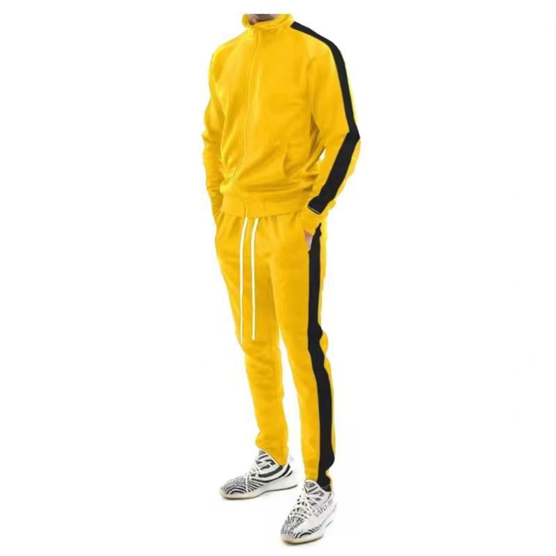 Men's Solid Color Pants Sets Hoodie Men's Clothing display picture 8