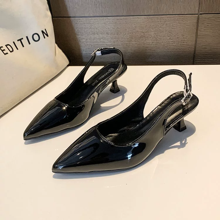 Sandals, footwear pointy toe, summer shoes heels, french style