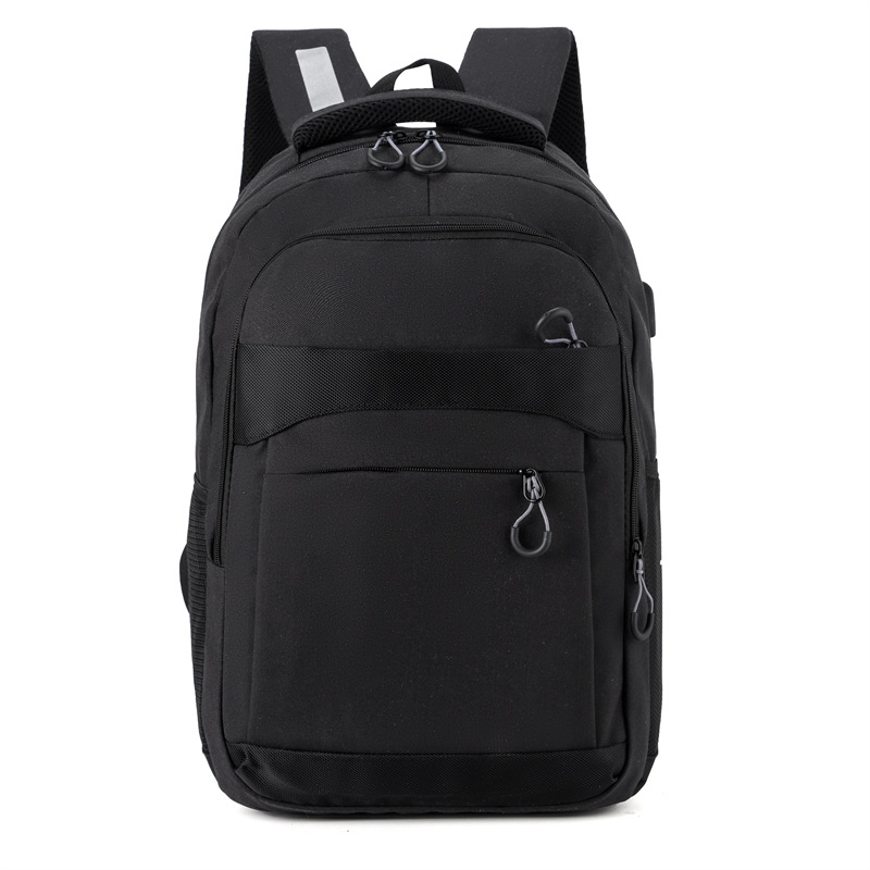 Mochila de computadora de hombre de carga USB de viaje de negocios de gran capacidad Mochila de estudiante de secundaria Mochila de viaje de ocio