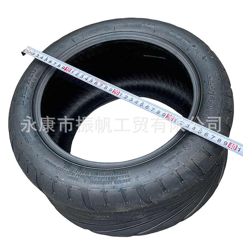 Nuevos neumáticos de vacío de dos ruedas eléctricas de Harley 225 / 40 - 10 pulgadas neumáticos twill neumáticos de carro de golf