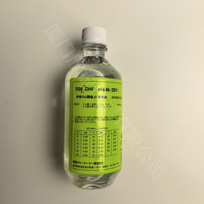 143F061日本TOA-DKK东亚电波PH6.86试剂校正液