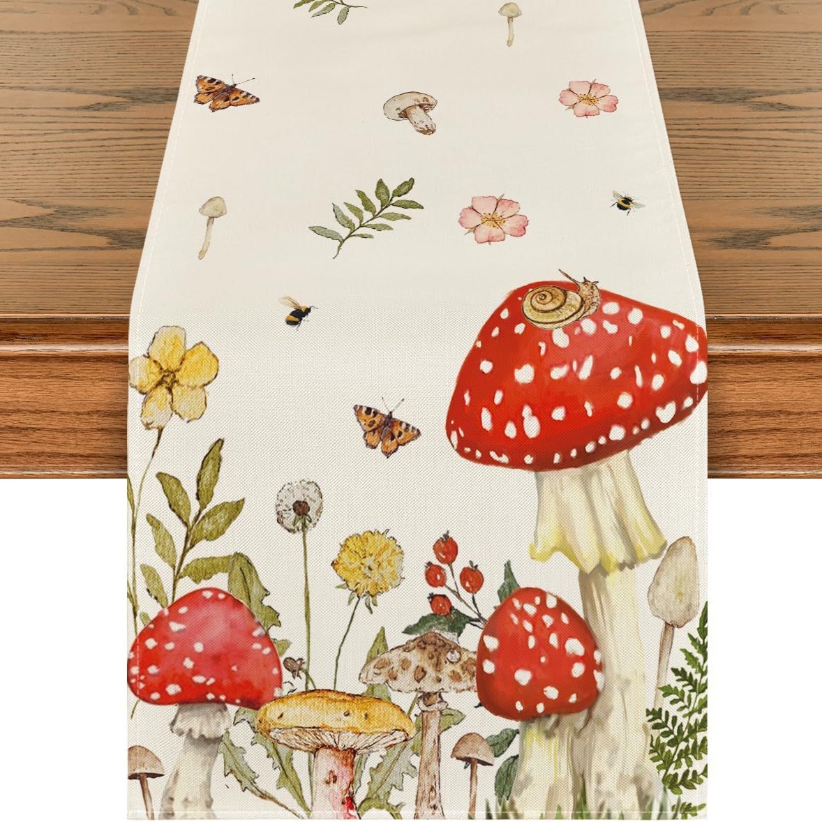 Primavera y verano venta en caliente bandejas de mesa transfronterizas frescas flores pastílicas imitación de tela de mesa de lino girasoles verde bandejas de mesa de hoja