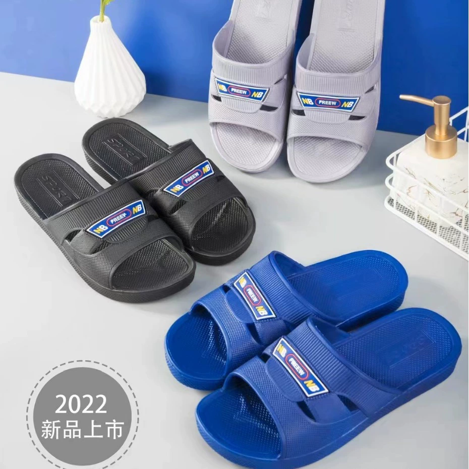 Новые летние модные мужские уличные пляжные тапочки на мягкой подошве на толстой подошве, домашние Нескользящие сандалии для ванной комнаты оптом