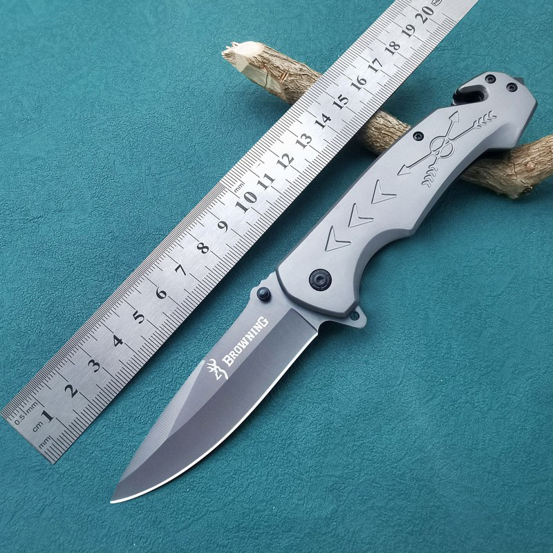 全钢防身折叠刀野外生存军刀家用水果刀车载逃生工具户外用品小刀