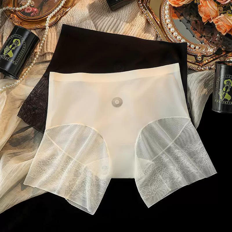 Шёлковый гель с алоэ вера, кружевные брюки, antibacterial light and thin breathable underwear, кружевное платье, без следов