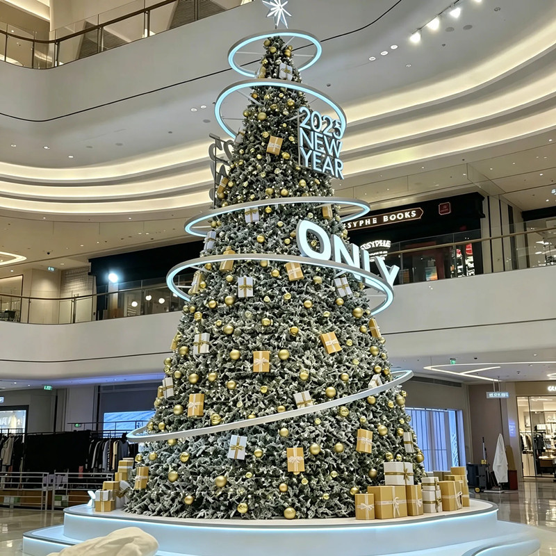 Outdoor Large Frame Christmas Tree Decorations 4/5/6/8/10/ 12m for Christmas Indoor Mall and Hotel Decoration