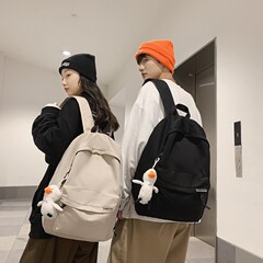 カスタマイズされたランドセルメンズバックパックメンズシンプル大容量新しい旅行バックパック女子中学生大学生クロスボーダー
