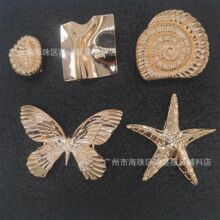 泳装装饰扣胸前链接扣异形不规则金属腰带扣调节扣装饰扣