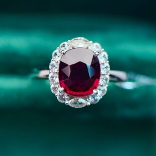 18K Gold Gemstone Jewelry 2.3Ct Natural Tourmaline Ring Colored Gemstone Jewelry Manufacturer Wholesale Fashion European and American Rings