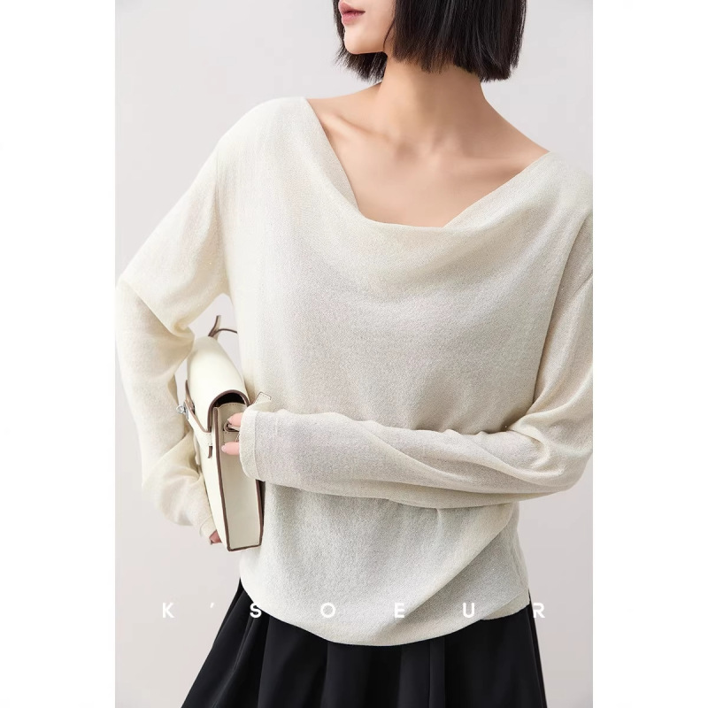 Zhengqite Clothing/2026【Silver Star Moonlight】Gentle and Luxurious Sparkle, Elegant Drape Collar, Wool Knitwear Zhengqite Clothing/2026【Silver Star Moonlight】Gentle and Luxurious Sparkle, Elegant Drape Collar, Wool Knitwear
