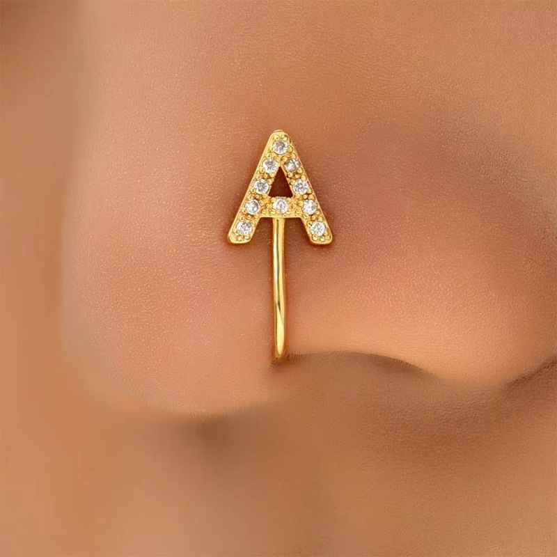 Pointed titanium steel lip stud product view