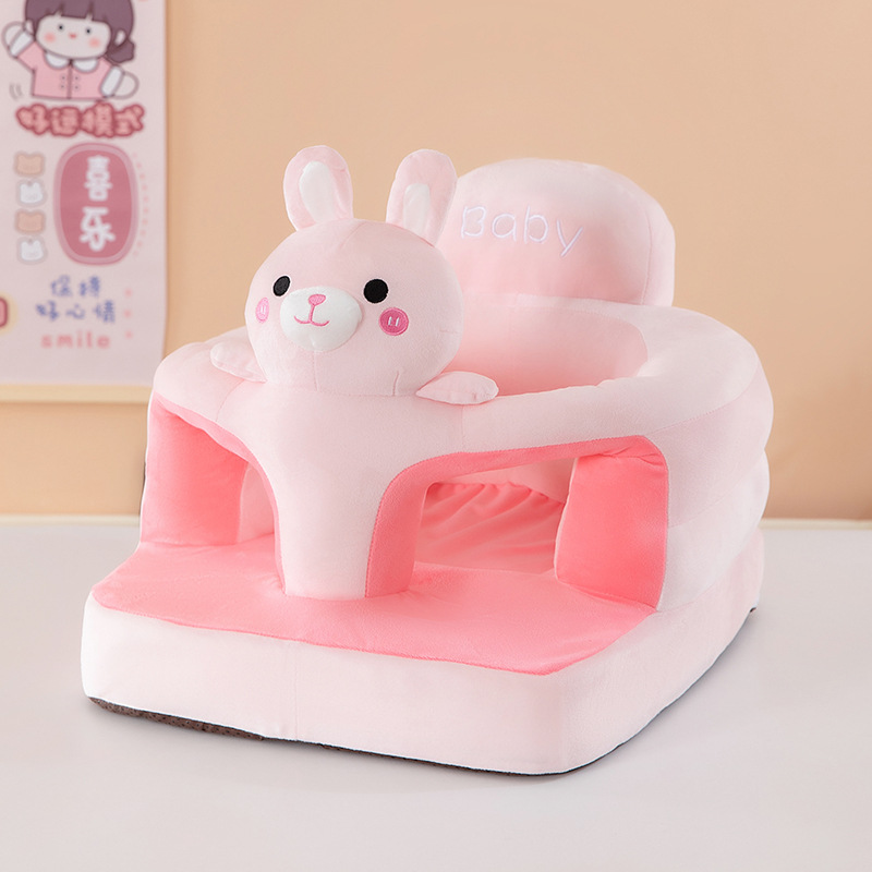 Asiento de bebé anti-caída juguetes de peluche anti-rollback dibujos animados bebé aprendiendo a sentarse en un pequeño sofá al por mayor artefactos mágicos para niños