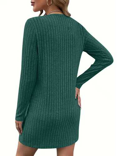 Tk Independent Station Western and Eastern Multicolor Fashion Elegant Lady's Spring and Autumn Zipper Dress