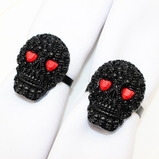 跨境爆款款万圣节餐巾扣黑色骷髅头餐巾环餐巾圈厂家批发 O1CN01tqX1zU1HVxY8j7GCe_!!3342640764-0-cib.230x230.jpg