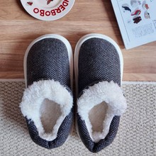 2025新款止滑高帮包跟厚底棉拖鞋女冬季加绒丝绵保暖外穿月子棉鞋