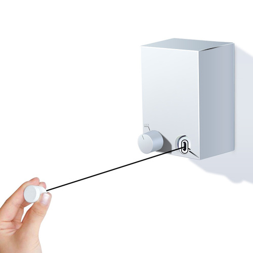 No punching clothesline telescopic clothesline hotel clothesline indoor steel wire retractable balcony invisible clothes drying rack