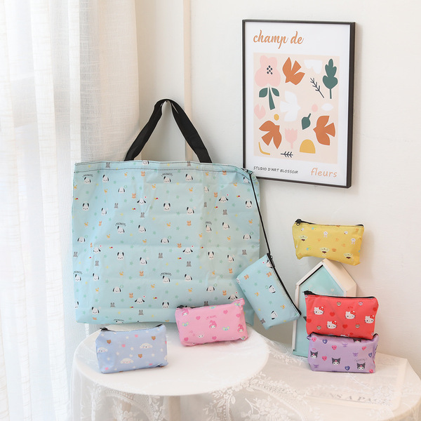 Cartoon handheld big shopping bag