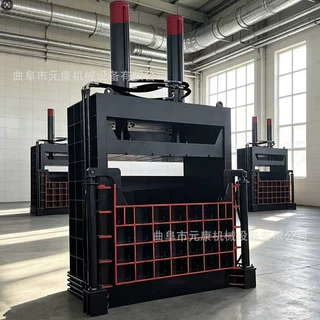 260吨铝型材易拉罐打包机全钢板加厚废铝金属打包机生活垃圾打包