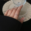 Ring, small design advanced jewelry suitable for men and women for beloved, 2023 collection, does not fade, internet celebrity, high-quality style, wholesale