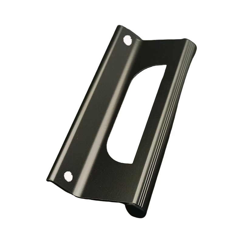 Factory Direct Sale Aluminum Matte Black Sliding Door Handle Hardware Door Handle Rod Handle Simple American Style