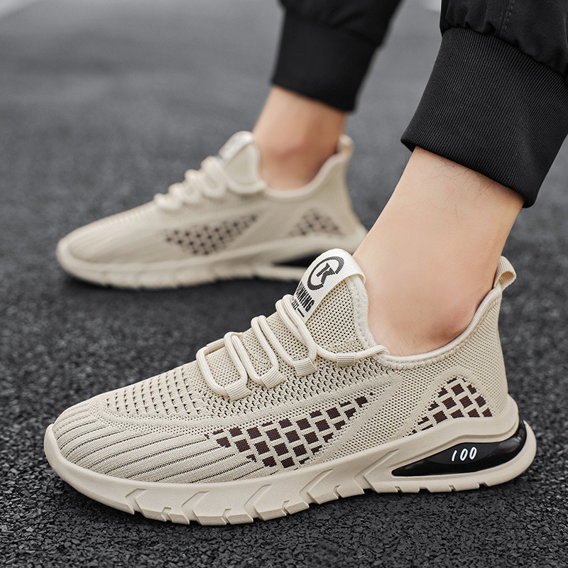 Breathable low summer fashionable running sneakers for leisure