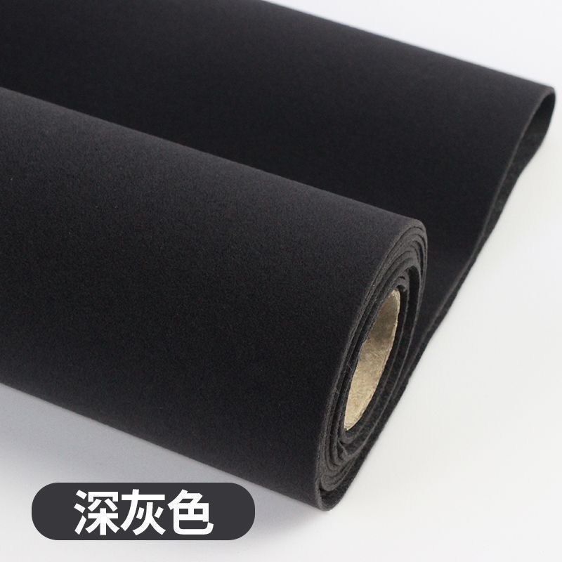 厚みのある粘着性の裏地付き自己粘着フランネル黒暗号化された粘着性植毛生地粘着性カウンターフランネル黒フランネルディスプレイ|undefined
