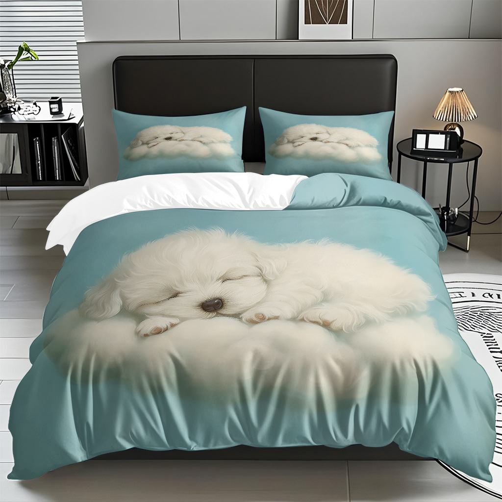 Cute perrito abrasión kit impresión digital pro-piel fabricante textil respirable venta directa soporte TEMU / JIT