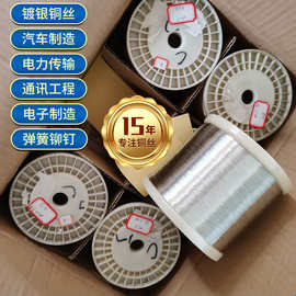 量产定制T2镀银铜线 满足多样需求绕盘镀银镀镍紫铜丝