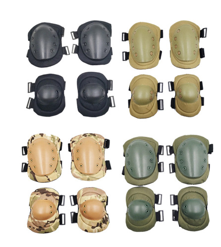 One-piece tactical Black Hawk knee pads protective gear outdoor real CS military enthusiast combat sports protective set