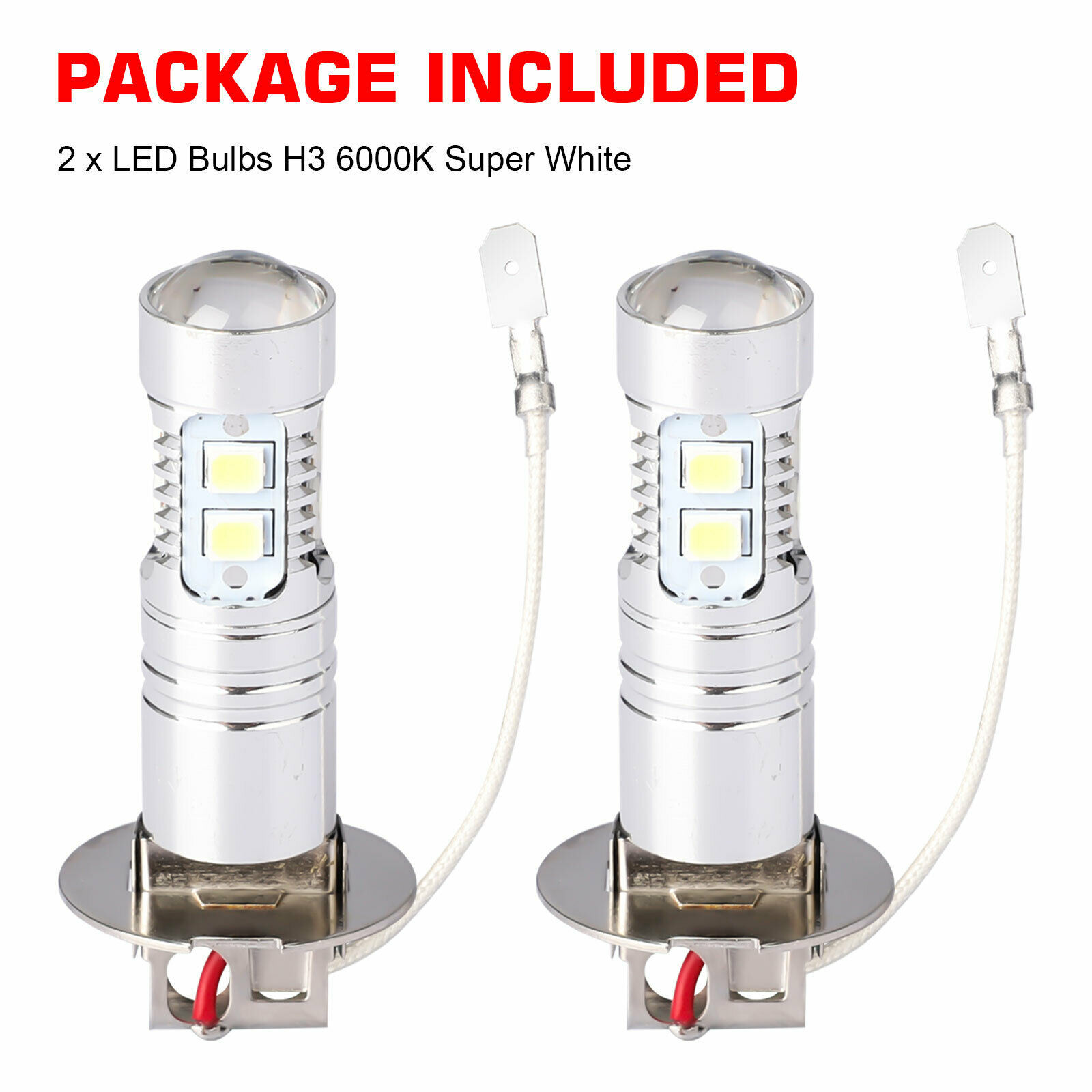 Auto LED niebla 100w LED ultra brillante lámpara de viaje de luz blanca 6000k luz blanca de viaje de automóviles luz diurna
