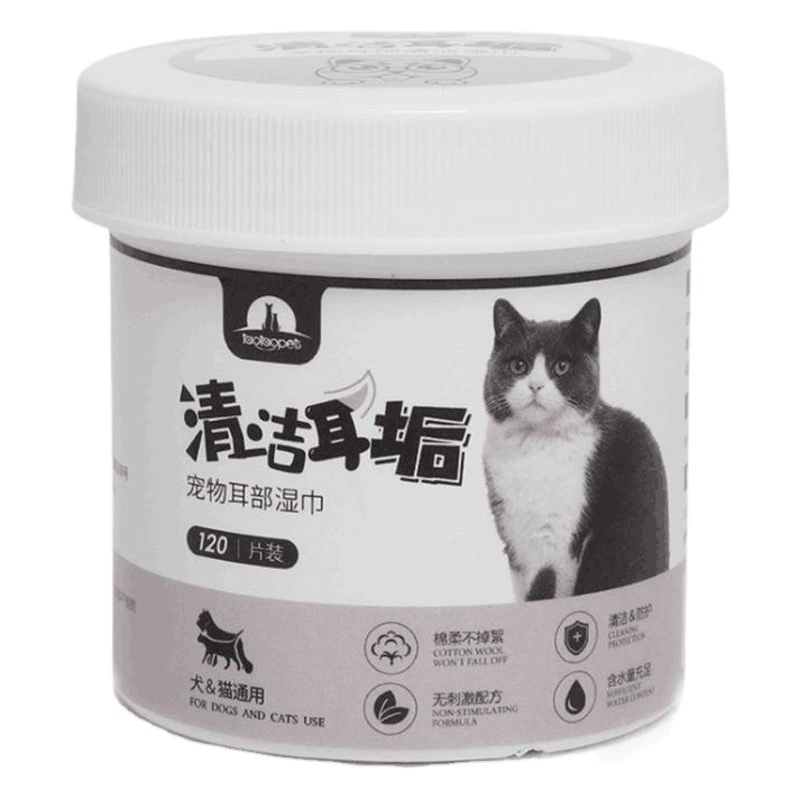 Оптовая продажа в наличии ПЭТ салфетки для чистки ушных глаз кошка собака Чистка глаз слезоточивые салфетки для удаления пятен