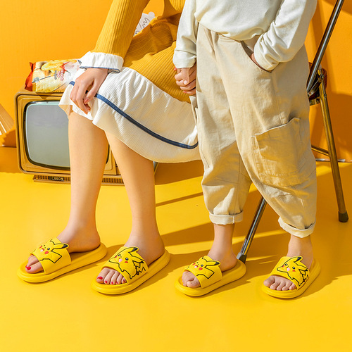Children's Cartoon Girls and Boys Summer Cute Bathing and Outerwear Baby Non-Slip Indoor Home Parent-Child Couple Sandals