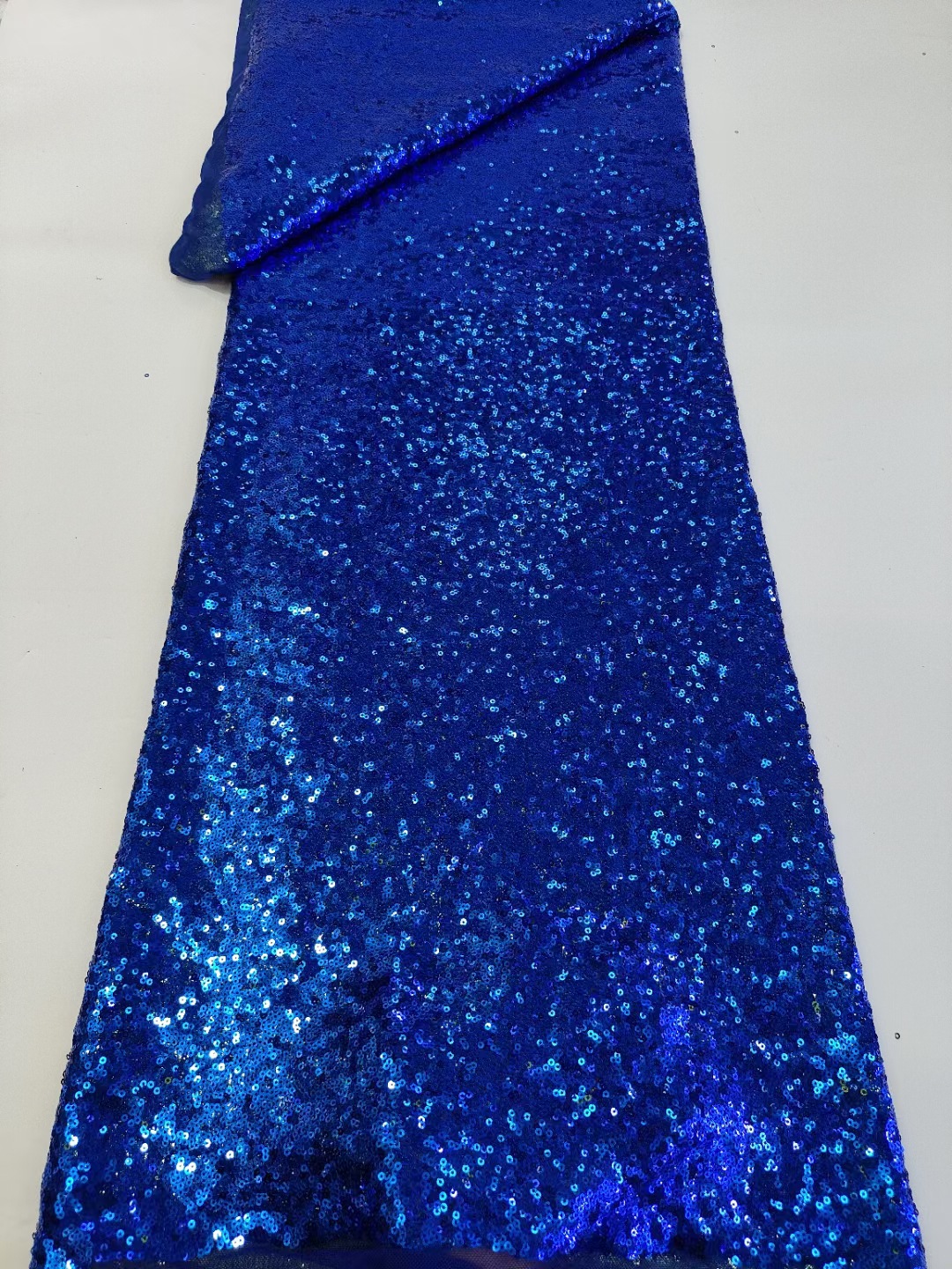 Alta densidad elástica neta recta lentejuelas tela moda rendimiento ropa bolsa vestido tela lentejuelas JX3644