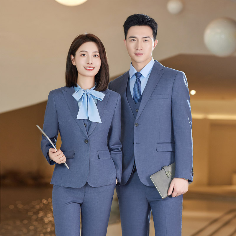 Lingchuang Bmw 4S Store New Suit Blue Women's Workwear Suit Shirt Jacket Workwear Sales Suit