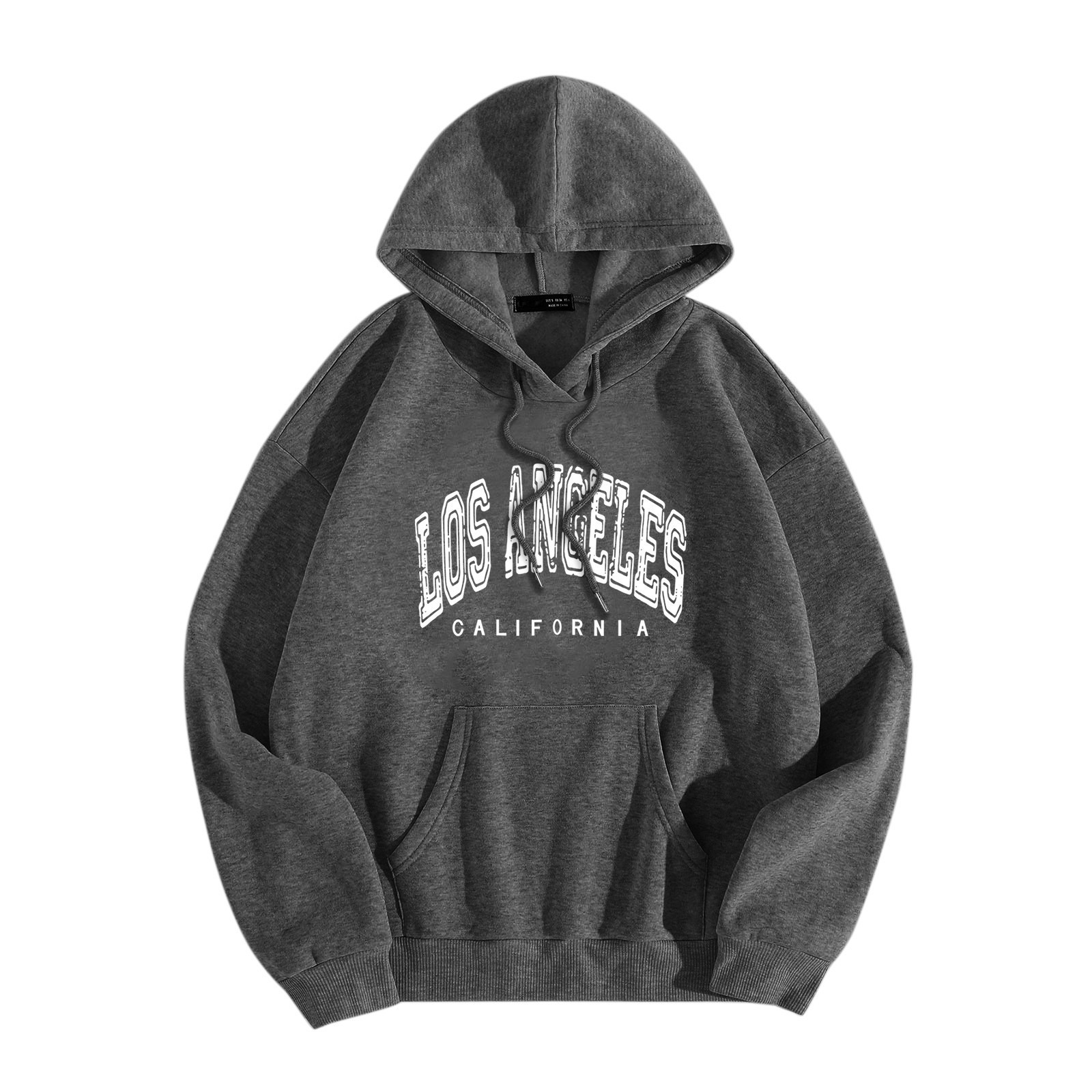 Los Angeles Letter Hoodies Mujeres Harajuku Sweatshirts Casual