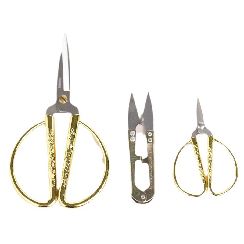 蓓蓓福 Scissors Dragon and Phoenix Cut Beads See the Beading Tool DIY Accessories