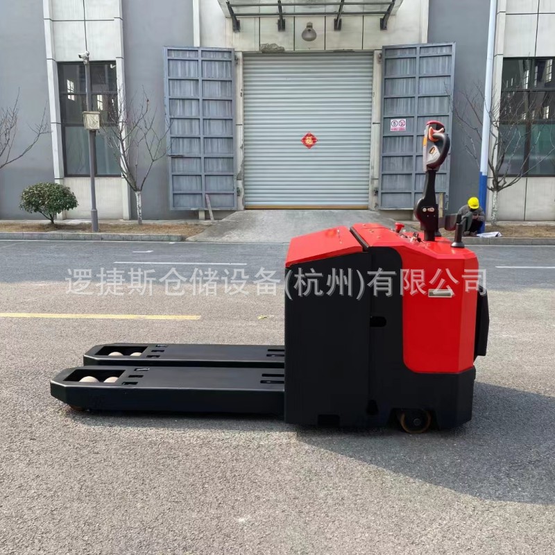 电动托盘搬运车12吨站驾式大吨位重货模具地牛叉车搬运车装卸车