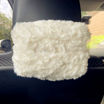 Car tissue box/set – 2026 New Model Car Tissue Box - excluding-ash-elephant-white-velvet-bag