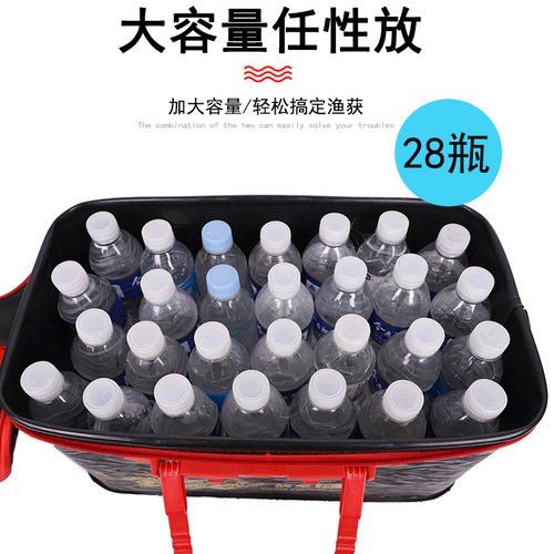 Manufacturer wholesale fish tank bucket live fish bucket fishing box Eva thick foldable fishing gear water bucket integrated fish tank