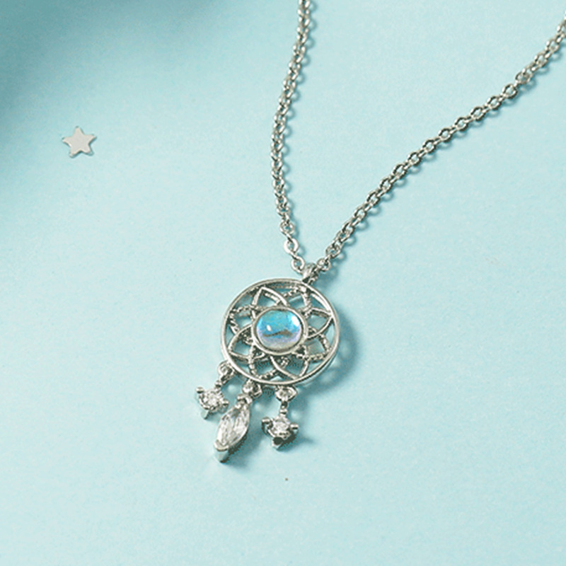 Collana acchiappasogni moonlight con pendente donna elegante_voghion.com
